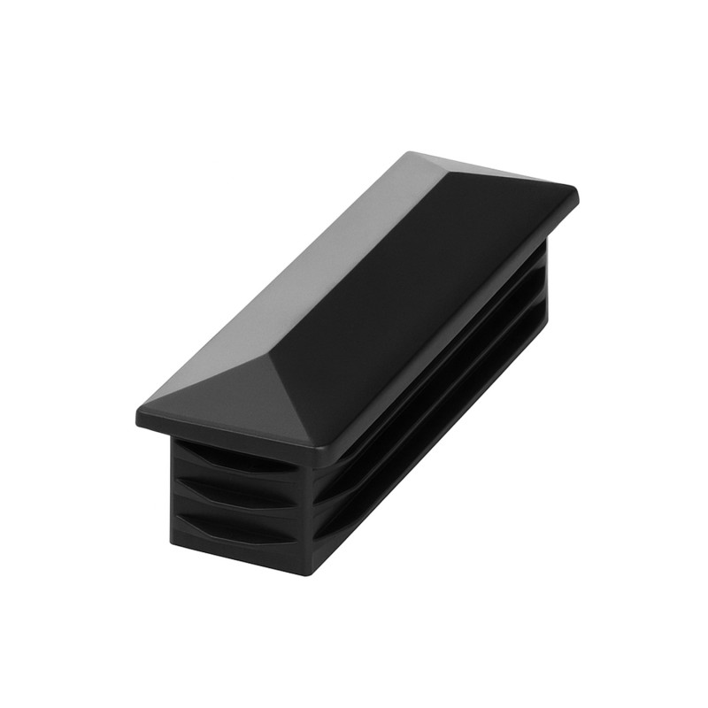 Tappo in plastica 40x30x1,5-2 mm – nero (Klemp) - Giunti in plastica per profili rettangolari Tappo in plastica 40x30x1,5-2 mm – nero (Klemp) - Giunti in plastica per profili rettangolari