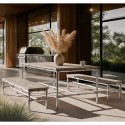 Garden Table Madrid - Silver (Klemp) Garden Table Madrid - Silver (Klemp)