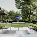 Garden Table Madrid - Silver (Klemp) Garden Table Madrid - Silver (Klemp)