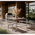Garden Table Roma - Silver (Klemp) Garden Table Roma - Silver (Klemp)