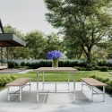Garden Table Roma - Silver (Klemp) Garden Table Roma - Silver (Klemp)