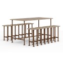 Table de bar Roma - Marron Vintage (Klemp) Table de bar Roma - Marron Vintage (Klemp)