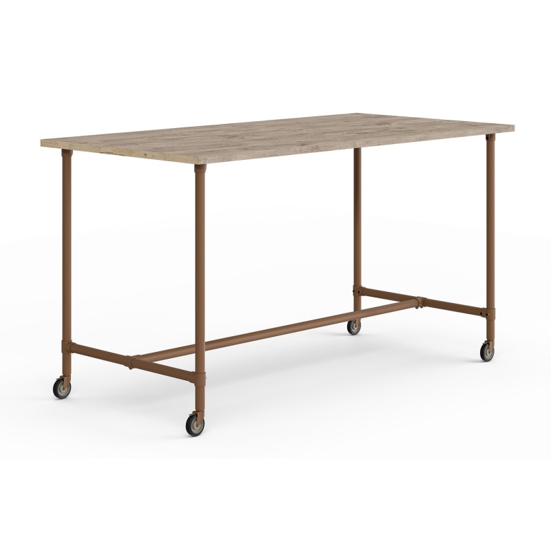 Bar Table Paris - Vintage Brown (Klemp) - Restaurant furniture Bar Table Paris - Vintage Brown (Klemp) - Restaurant furniture