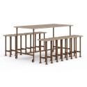 Table de bar Paris - Marron Vintage (Klemp) Table de bar Paris - Marron Vintage (Klemp)