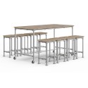 Bar Table Berlin - Silver (Klemp) Bar Table Berlin - Silver (Klemp)
