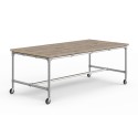Table de jardin Berlin - Argent (Klemp) Table de jardin Berlin - Argent (Klemp)