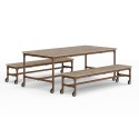 Garden Table Berlin - Vintage Brown (Klemp) Garden Table Berlin - Vintage Brown (Klemp)