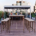 Table de bar Berlin - Marron Vintage (Klemp) Table de bar Berlin - Marron Vintage (Klemp)