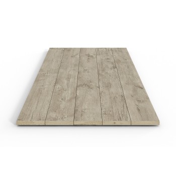 Tablero de mesa de madera de tablones de andamio envejecidos – varios tamaños (Klemp)