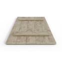 Tablero de mesa de madera de tablones de andamio envejecidos – varios tamaños (Klemp) Tablero de mesa de madera de tablones de andamio envejecidos – varios tamaños (Klemp)
