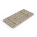 Tablero de mesa de madera de tablones de andamio envejecidos – varios tamaños (Klemp) Tablero de mesa de madera de tablones de andamio envejecidos – varios tamaños (Klemp)