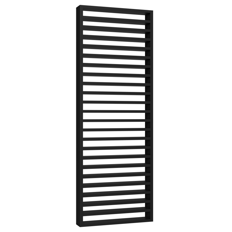 Pared de lamas horizontales − Negro − 22x90 (Klemp) - Muros calados prefabricados Pared de lamas horizontales − Negro − 22x90 (Klemp) - Muros calados prefabricados