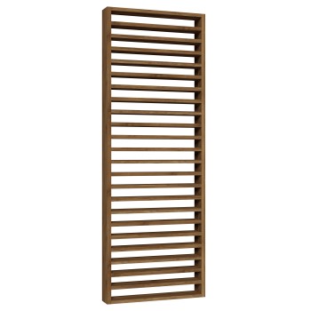 Pared de lamas horizontales − Nogal − 22x90 (Klemp)