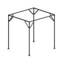 Pergola metalowa modułowa – czarna (Klemp) Pergola metalowa modułowa – czarna (Klemp)