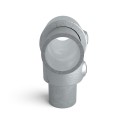 Conexión en T corta Typ 2D, 42,4 mm, Galvanizado (Klemp)
