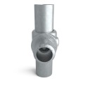 Swivel Tee Typ 5D, 42,4 mm, Galvanized (Klemp)