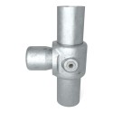 Tee girevole Typ 5D, 42,4 mm, Zincato (Klemp)