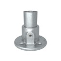 Flange, round Typ 10F, 60,3 mm, Galvanized (Klemp)