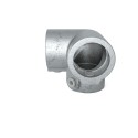 Three Way Top Corner 90°Typ 18E, 48,3 mm, Galvanized (Klemp)
