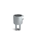 Female Single Socket Typ 42E, 48,3 mm, Galvanized (Klemp)