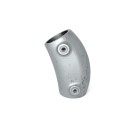 Variable Elbow 15° - 60°Typ 124C, 33,7 mm , Galvanized (Klemp)