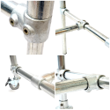 Rohrverbinder T-stück - Kurz - Typ 2F - 60,3 mm (Klemp) Rohrverbinder T-stück - Kurz - Typ 2F - 60,3 mm (Klemp)
