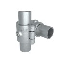 Add-on Crossover 90°Typ 28OD, 42,4 mm, Galvanized (Klemp)
