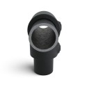 Rohrverbinder T-stück - Kurz - Typ 2B - 48,3 mm (Schwarz) (Klemp)