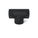 Rohrverbinder T-stück Lang - Typ 4C - 33,7 mm (Schwarz) (Klemp)