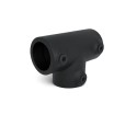 Conexión en T larga Typ 4E, 48,3 mm, Negro (Klemp)