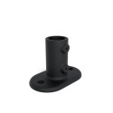 Flangia base per ringhiera Typ 12B, 26,9 mm, Nero (Klemp)