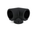 Three Way Top Corner 90°Typ 18D, 42,4 mm, Black (Klemp)