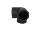 Rohrverbinder Dreiweg Eckstück 90° - Typ 18C - 33,7 mm (Schwarz) (Klemp)
