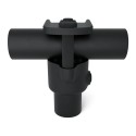 Rohrverbinder T-stück Offen - Typ 32E - 48,3 mm (Schwarz) (Klemp)