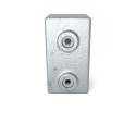 Short T-pieceTyp 2S, 40 mm, Galvanized (Klemp)