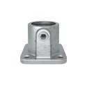 Vierkante voetplaat Typ 11A, 21,3 mm, Thermisch verzinkt (Klemp)