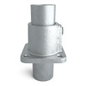 Brida, cuadrada Typ 11E, 48,3 mm, Galvanizado (Klemp)