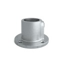 Flange, round Typ 10TA, 21,3 mm, Galvanized (Klemp)