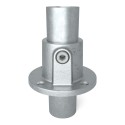 Flangia, rotonda Typ 10TA, 21,3 mm, Zincato (Klemp)