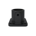 Vierkante voetplaat Typ 11A, 21,3 mm, Zwart (Klemp)
