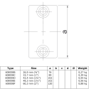 Acoplamiento recto Typ 8C, 33,7 mm , Galvanizado (Klemp) Acoplamiento recto Typ 8C, 33,7 mm , Galvanizado (Klemp)