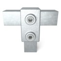 Kort T-stuk Typ 2S, 25 mm, Thermisch verzinkt (Klemp)