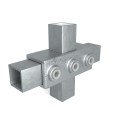 Two Socket Cross Typ 22S, 25 mm, Galvanized (Klemp)