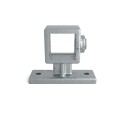 Handrail support Typ 34S, 25 mm, Galvanized (Klemp)