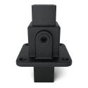 Square footplate Typ 11S, 25 mm, Black (Klemp)