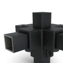 Four Socket Cross Typ 26S, 25 mm, Black (Klemp)