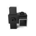 Crossover 90° Typ 28S, 25 mm, Black (Klemp)