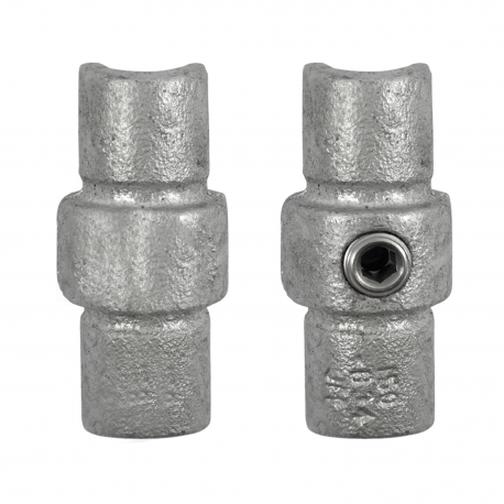 Accouplement interne (SET) Typ 9D, 42,4 mm, Galvanisé (Klemp) - Colliers de serrage ronds Accouplement interne (SET) Typ 9D, 42,4 mm, Galvanisé (Klemp) - Colliers de serrage ronds