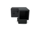 Quadratische Rohrverbinder Dreiweg Eckstück 90° - Typ 18S-40 - 40 mm (schwarz) (Klemp)