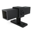 Quadratische Rohrverbinder Handlaufhalterung - Typ 34S-40 - 40 mm (schwarz) (Klemp)